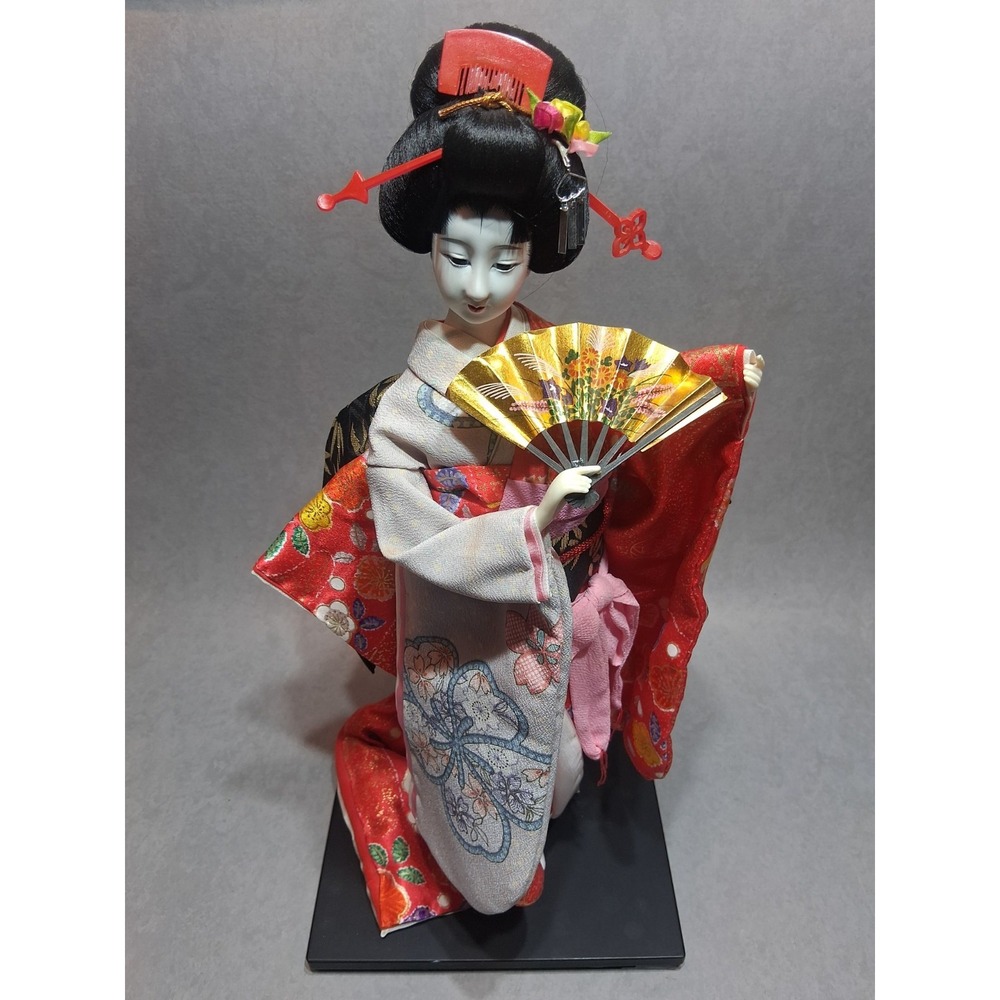 Vintage Japanese Doll Kimono Geisha 17"
